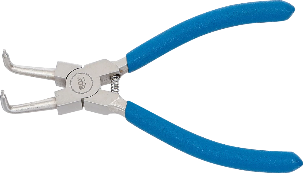 Sprengringzange, abgewinkelt, für Innensprengringe, 150 mm