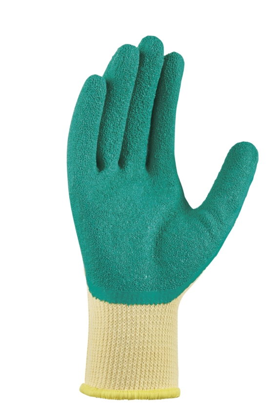 teXXor® Grobstrick-Handschuhe POLYESTER gelb/grün