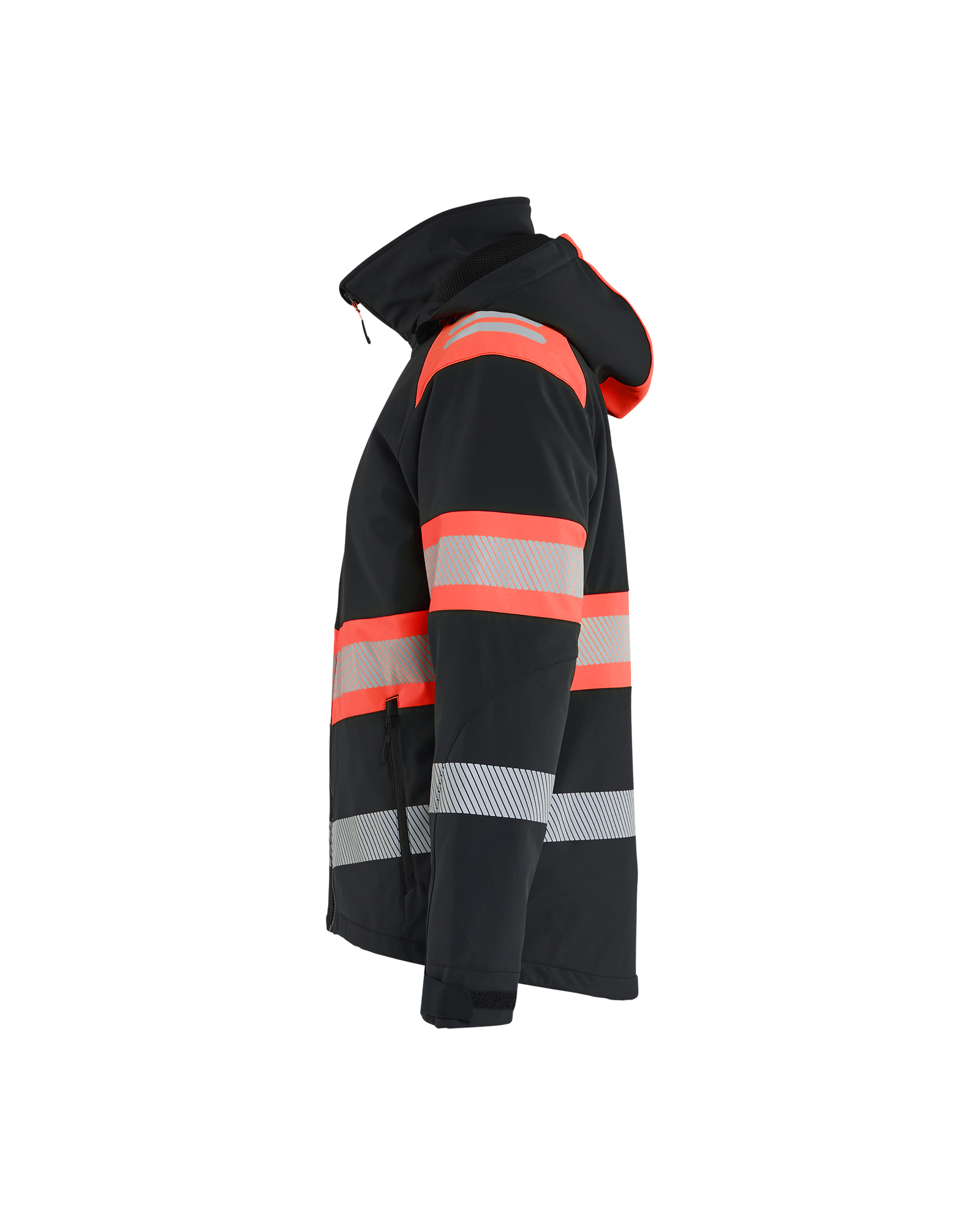 High Vis Softshell Winterjacke leicht gefüttert