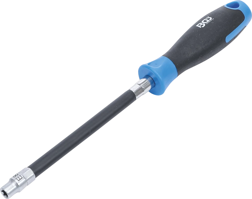 Flexibler Schraubendreher mit Rundgriff, E-Profil E8, Klingenlänge 150 mm