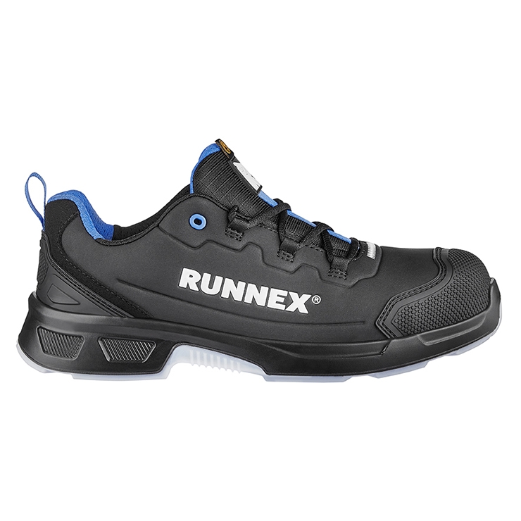 RUNNEX® S3S-ESD-Sicherheitshalbschuhe ActionStar schwarz/blau