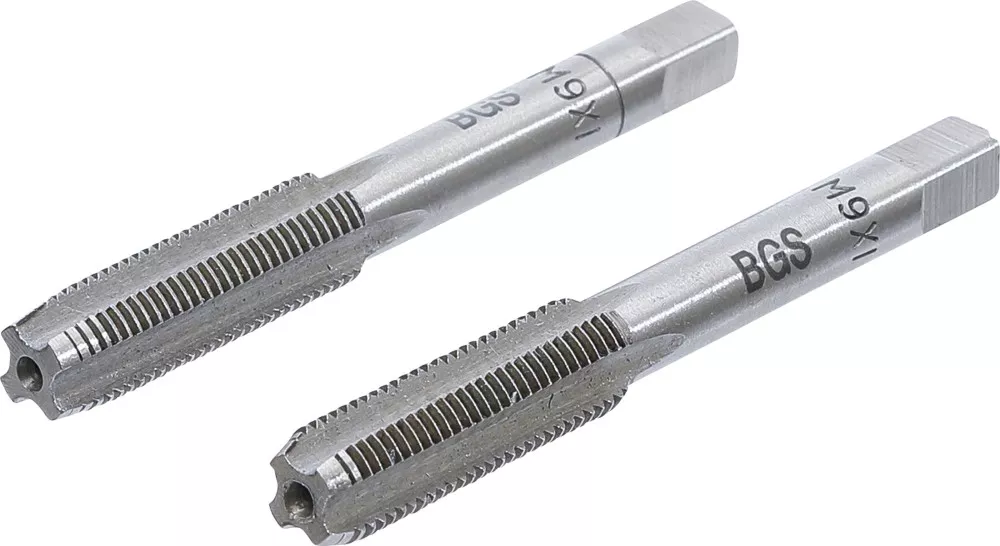 Gewindebohrer, Vor- und Fertigschneider, M9 x 1.0, 2-tlg.