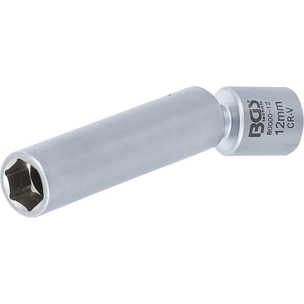 Glüh- und Zündkerzen-Gelenk-Einsatz, Antrieb Innenvierkant 10 mm (3/8"), SW 12 mm