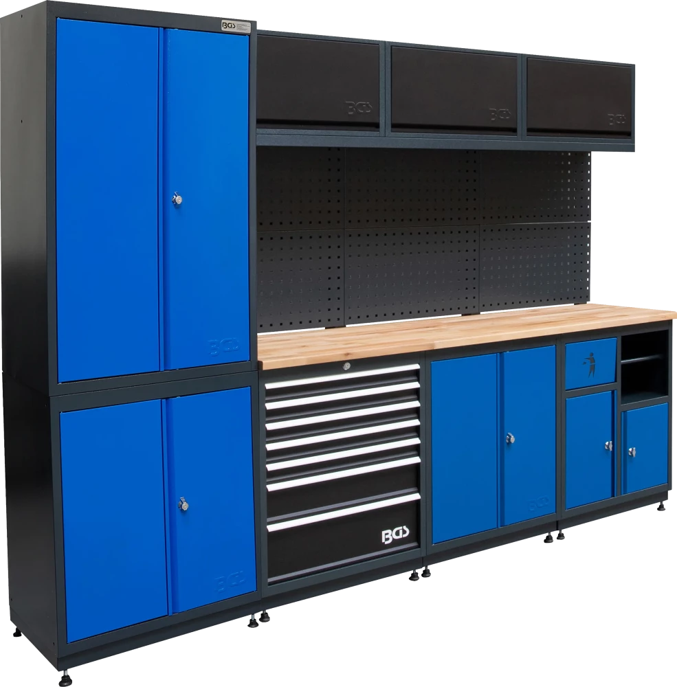 Schrankwand-System, Kombi, Holz, 4 Module