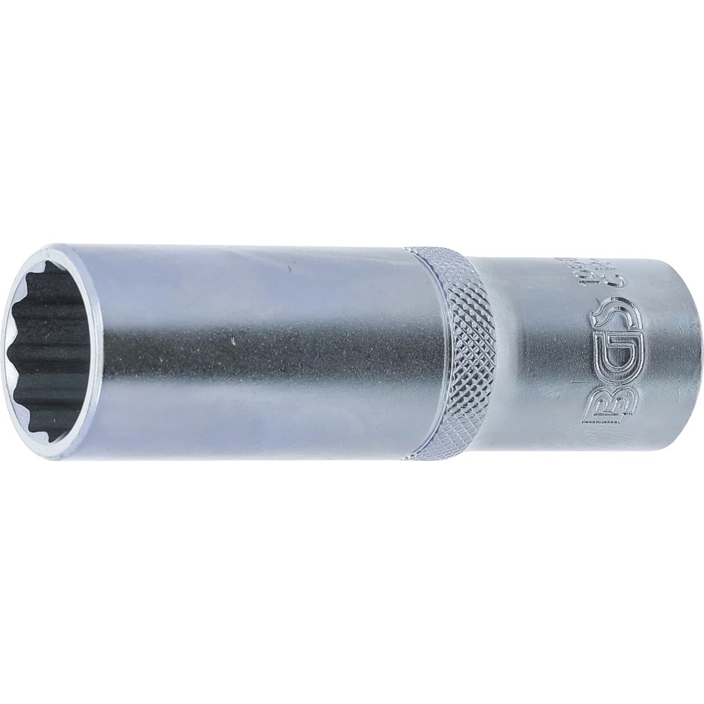 Steckschlüssel-Einsatz Zwölfkant, tief, Antrieb Innenvierkant 12,5 mm (1/2"), SW 17 mm