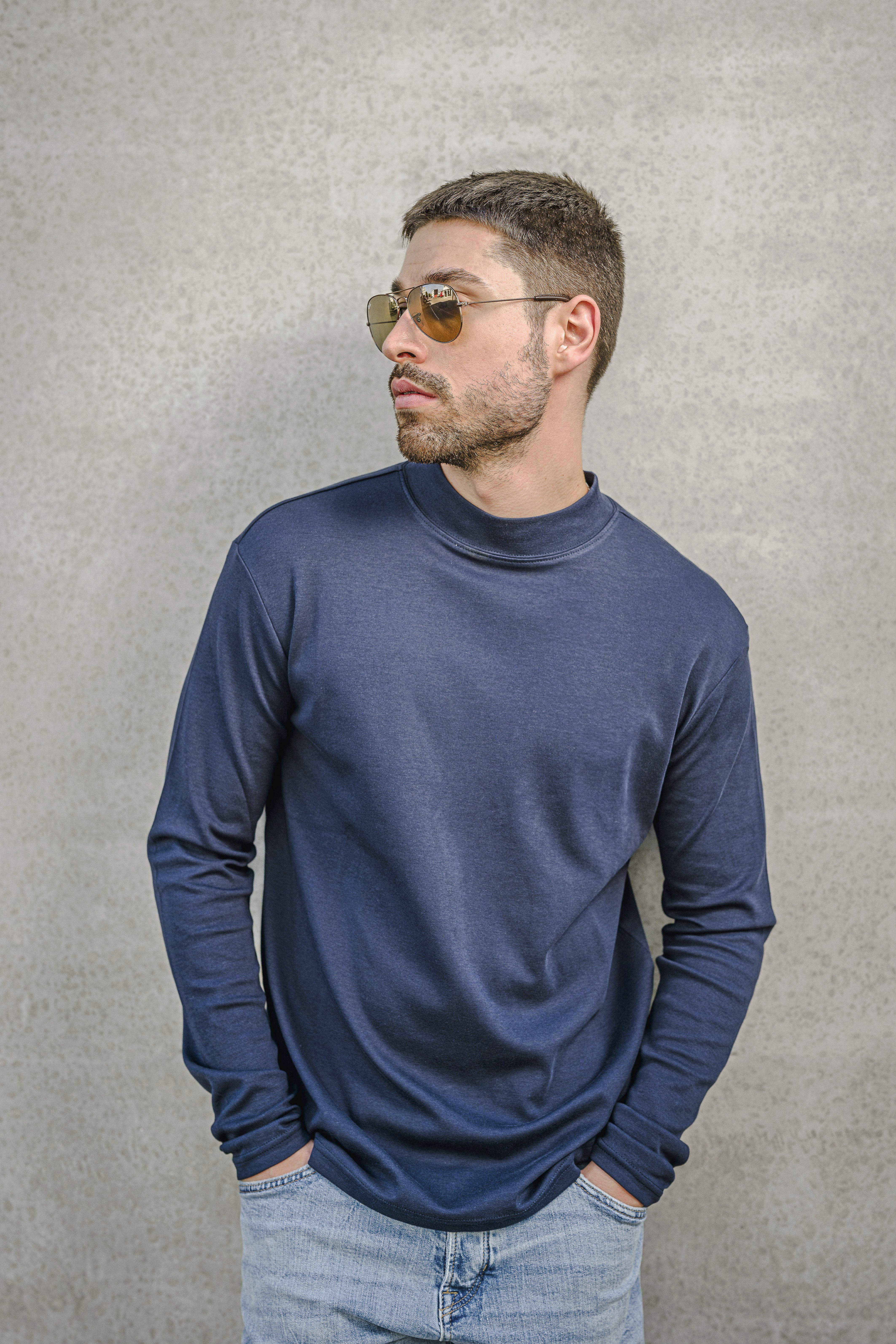 T-Shirt – Men´s Premium Highneck Longsleeve Tees