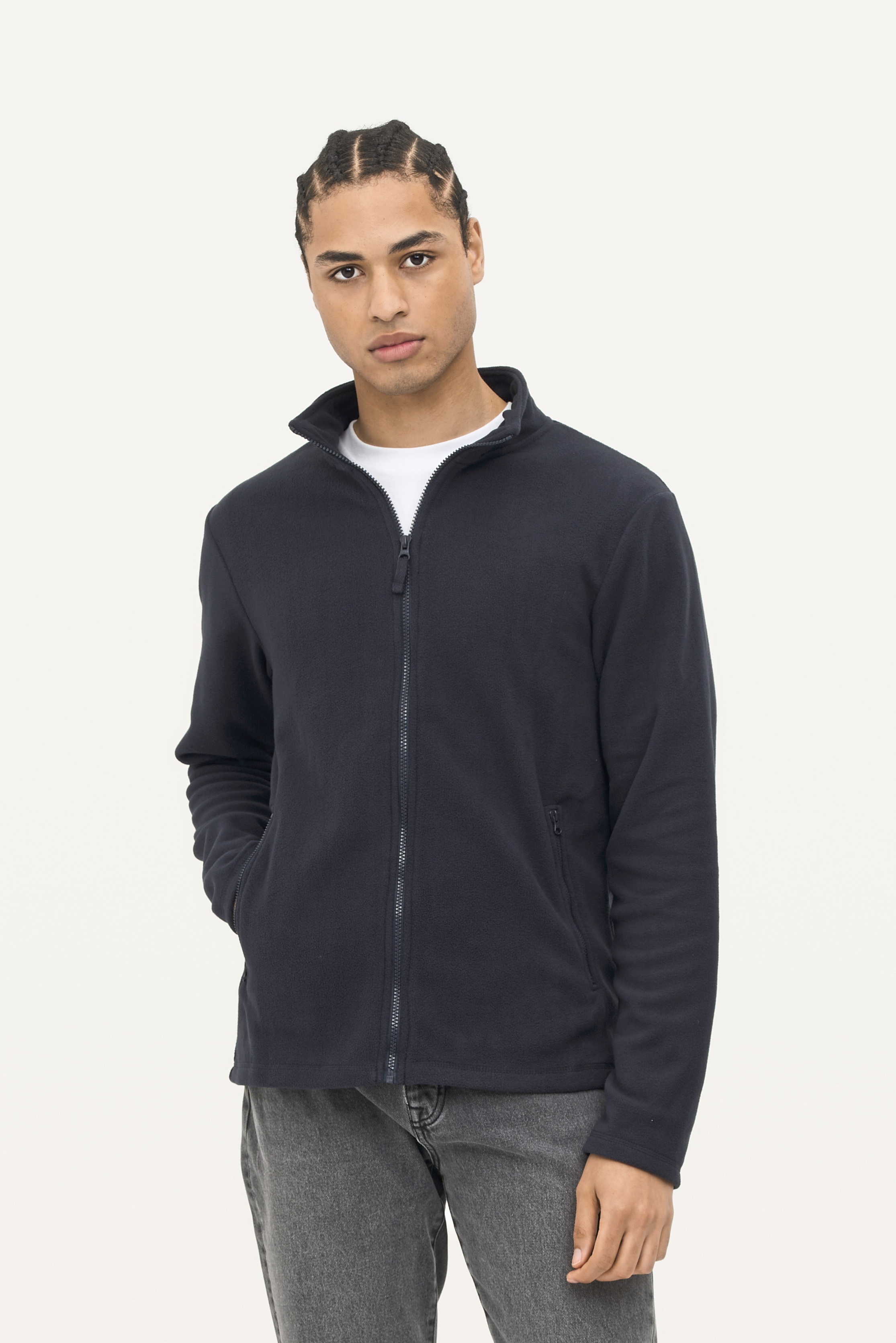 Men´s Plain Fleece Jacket Norman