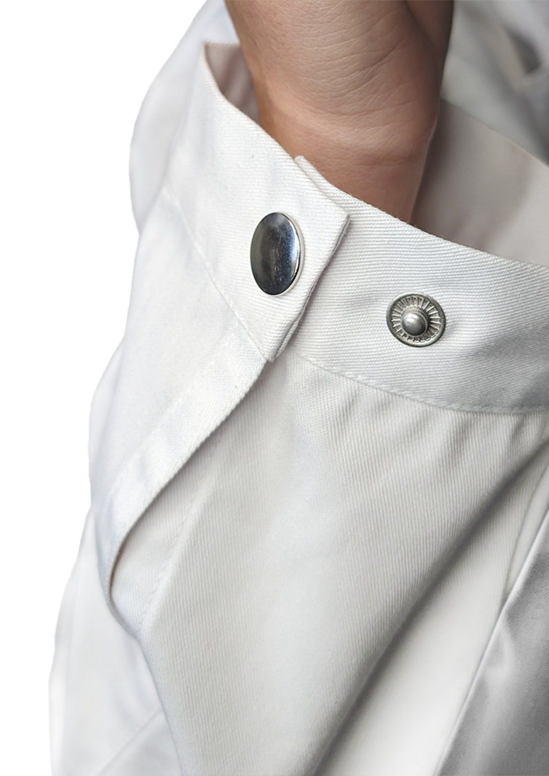 Herren Arzt- und Labormantel Modern-Shape mit Stehkragen