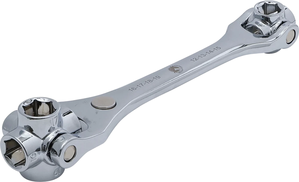 Spezialschlüssel, 8-in-1, Abtrieb Sechskant SW 12 - 19 mm