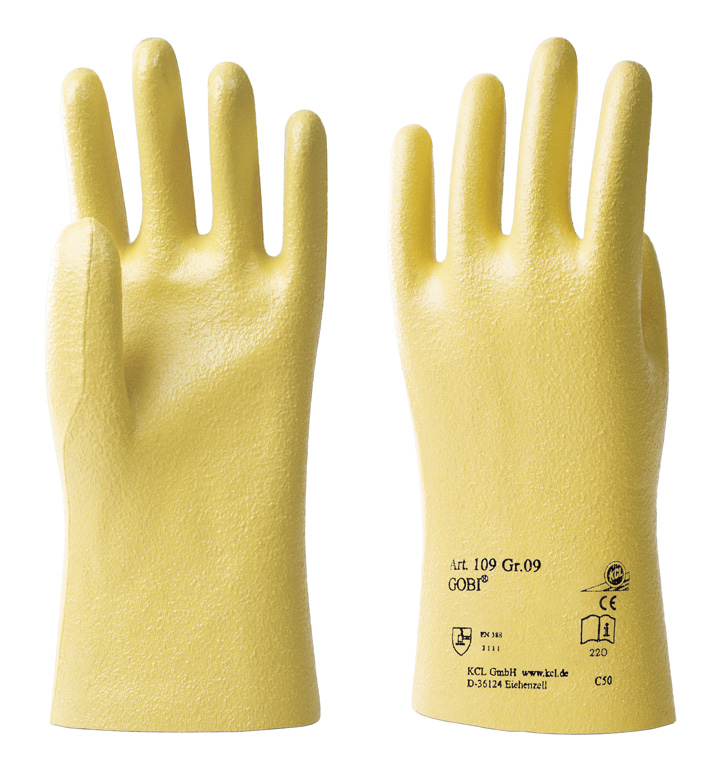 KCL | Gobi 109 | Nitril | gelb | Stulpe
