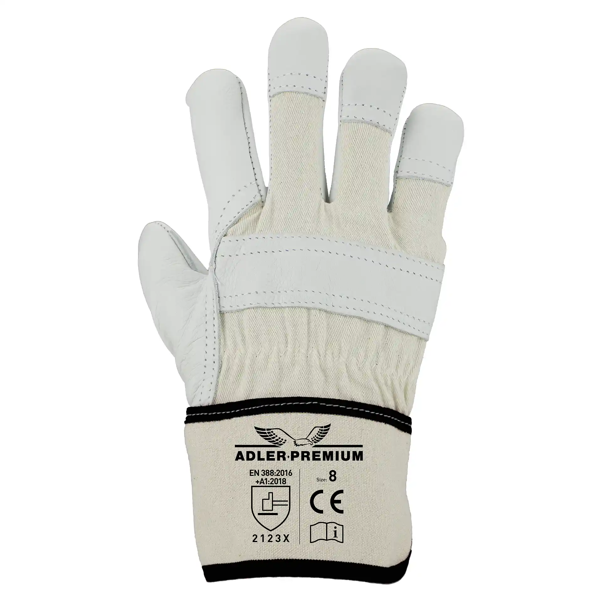 Rindnarbenleder-Handschuh ADLER-PREMIUM