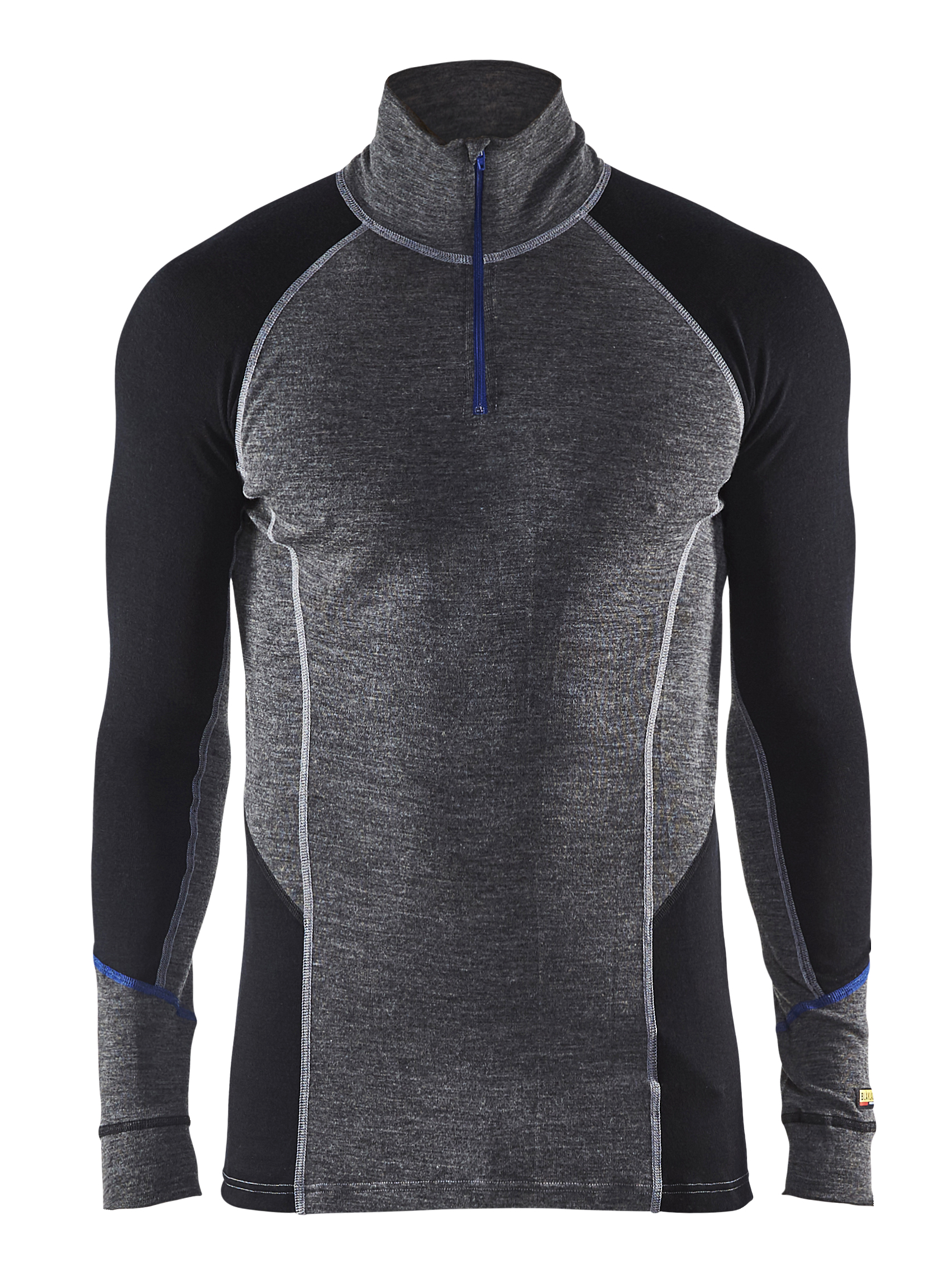 Unterhemd Half-Zip WARM 100% Merino