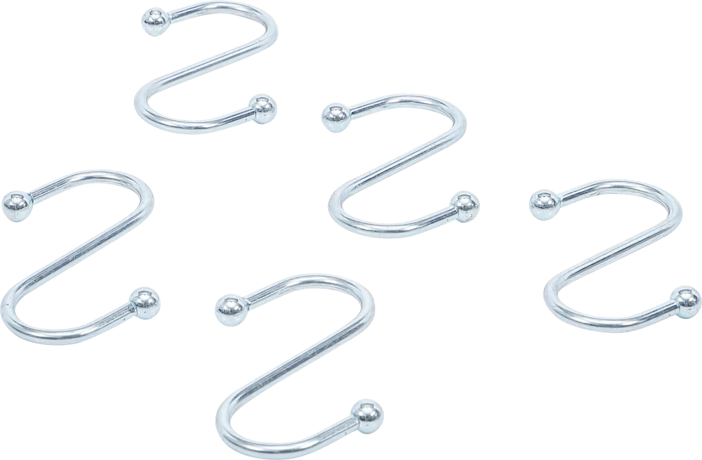 S-Haken-Satz, 75 mm, 5-tlg.