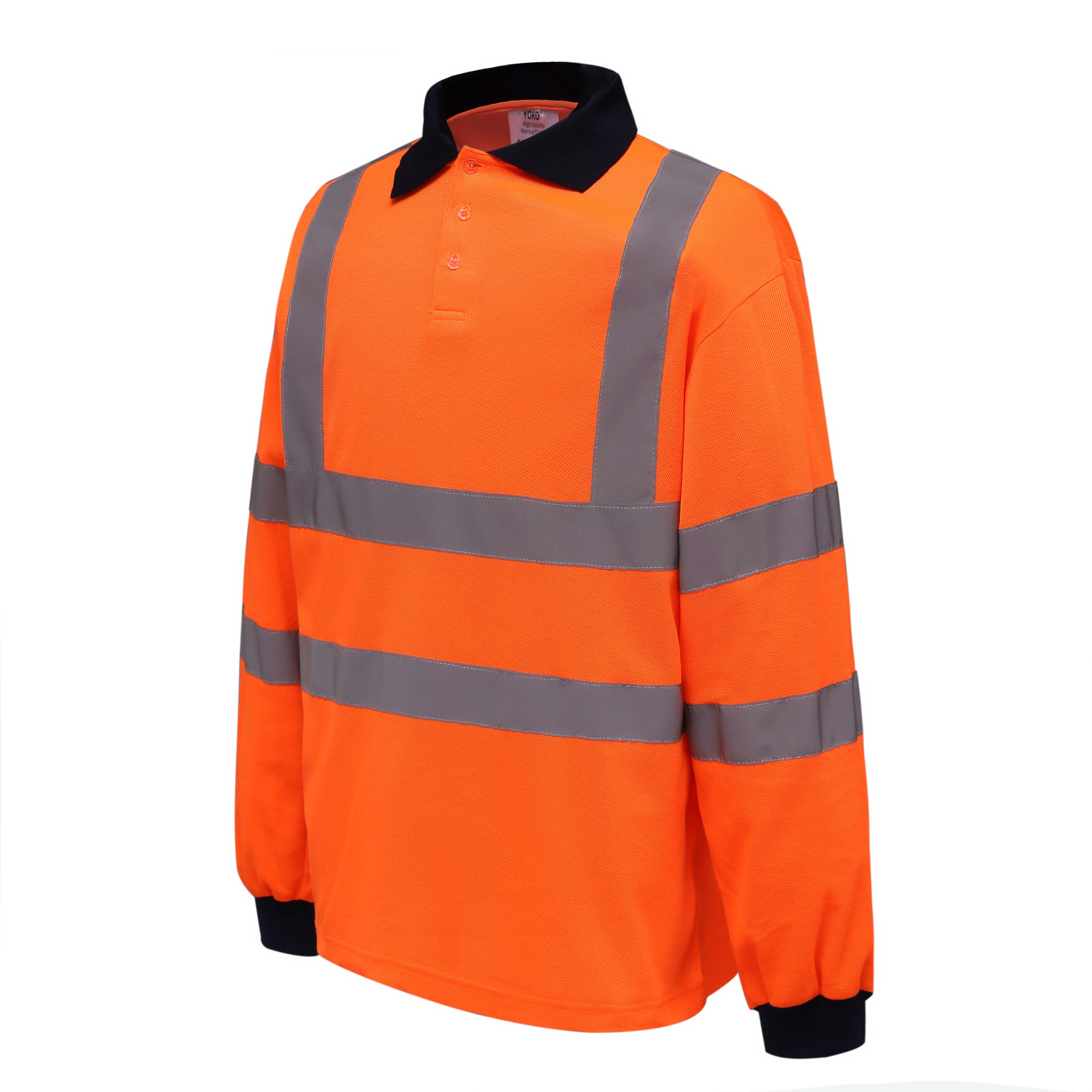 Hi-Vis Long Sleeve Polo