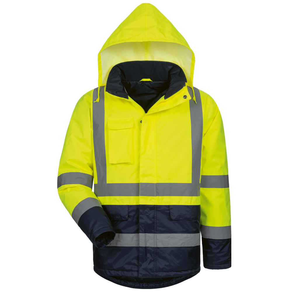 Warnschutzparka Gelb/Marine Harry