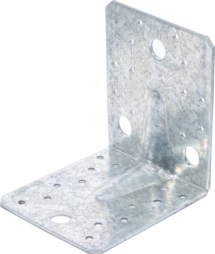 Winkelverbinder, mit Sicke |105 x 105 x 90 x 3 mm