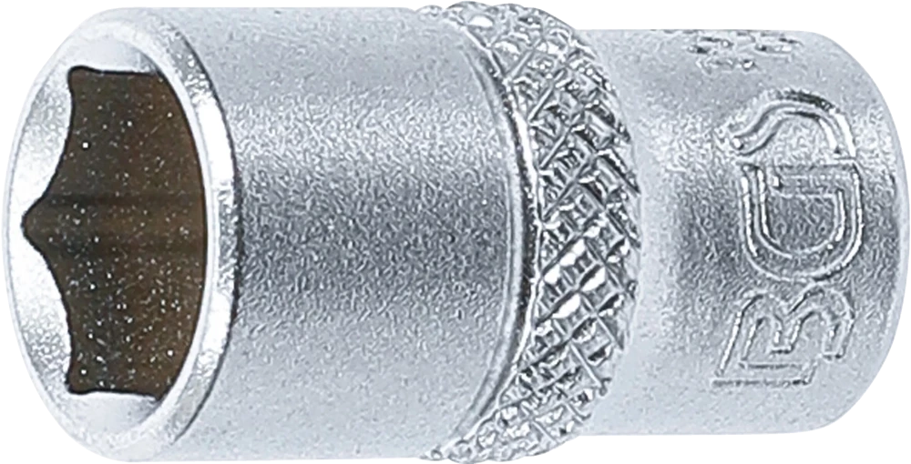 Steckschlüssel-Einsatz Sechskant, Antrieb Innenvierkant 6,3 mm (1/4"), SW 3/8"