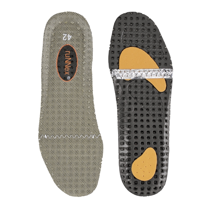 RUNNEX® Ersatzfußbetten Ersatzfußbetten grau