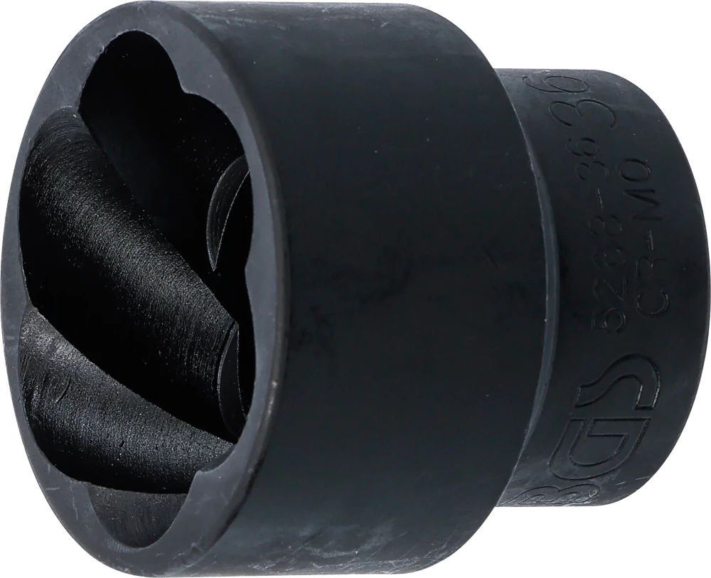 Spiral-Profil-Steckschlüssel-Einsatz / Schraubenausdreher, Antrieb Innenvierkant 20 mm (3/4"), SW 36 mm