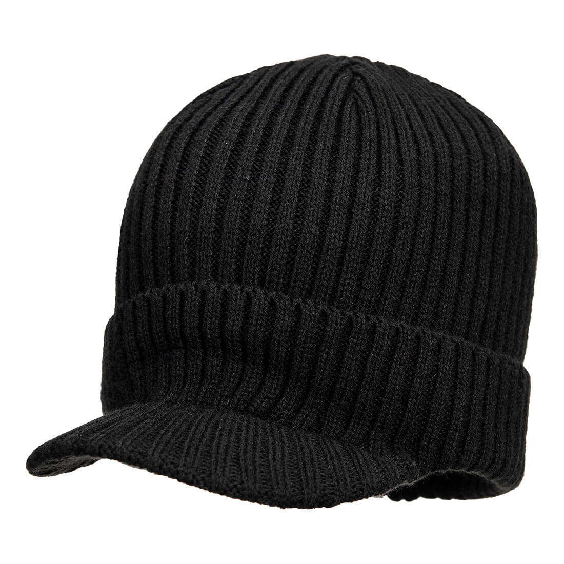 Beanie-Mütze mit Schirm