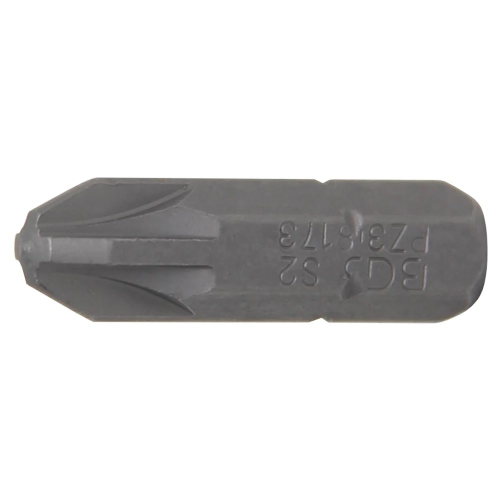 Bit, Länge 25 mm, Antrieb Außensechskant 6,3 mm (1/4"), Kreuzschlitz PZ3