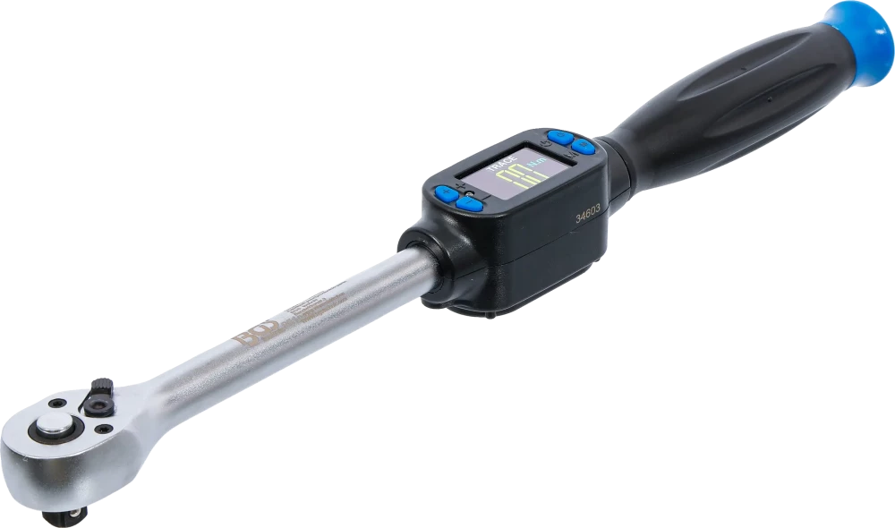 Digitaler Drehmomentschlüssel, Abtrieb Außenvierkant 10 mm (3/8"), 27 - 135 Nm