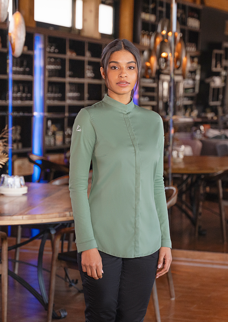 Long-Sleeve Women's Chef Jacket DIAMOND CUT® Avantgarde