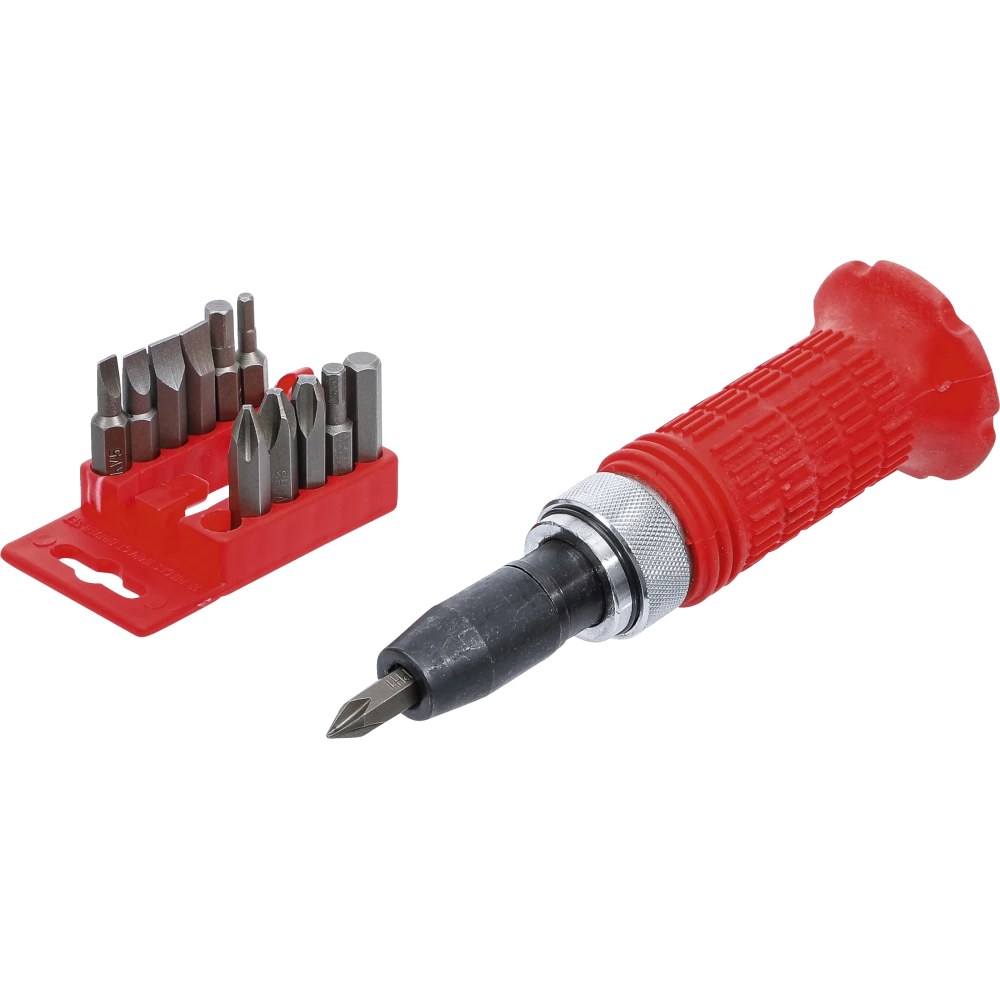 Hand-Schlagschrauber-Satz inkl. Bits, Abtrieb Innensechskant 12,5 mm (1/2")