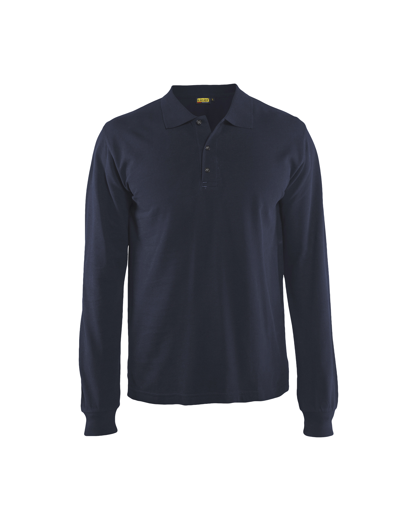 Langarm Poloshirt