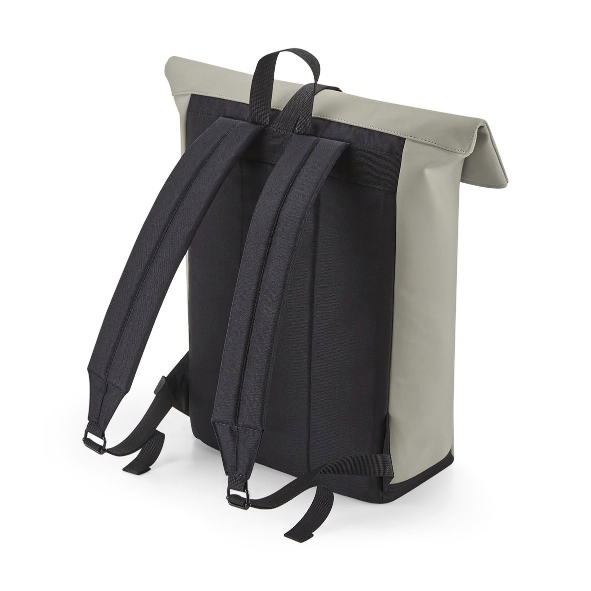 Tasche – Matte PU Roll-Top Backpack