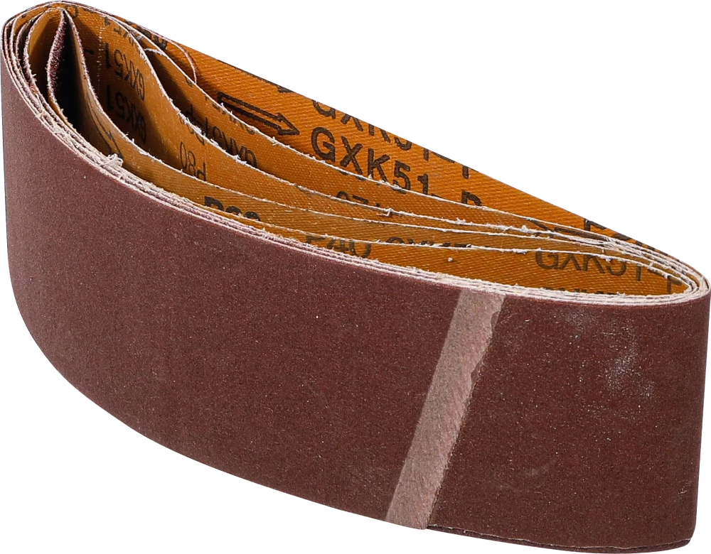 Schleifband-Satz, für Bandschleifer, 75 x 533 mm, K 40 - 60 - 80 - 120 - 240, 5 tlg.