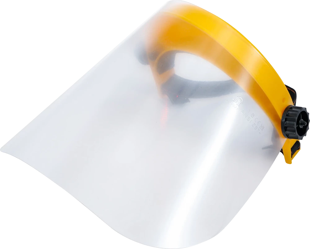 Gesichtsschutzschild, transparent