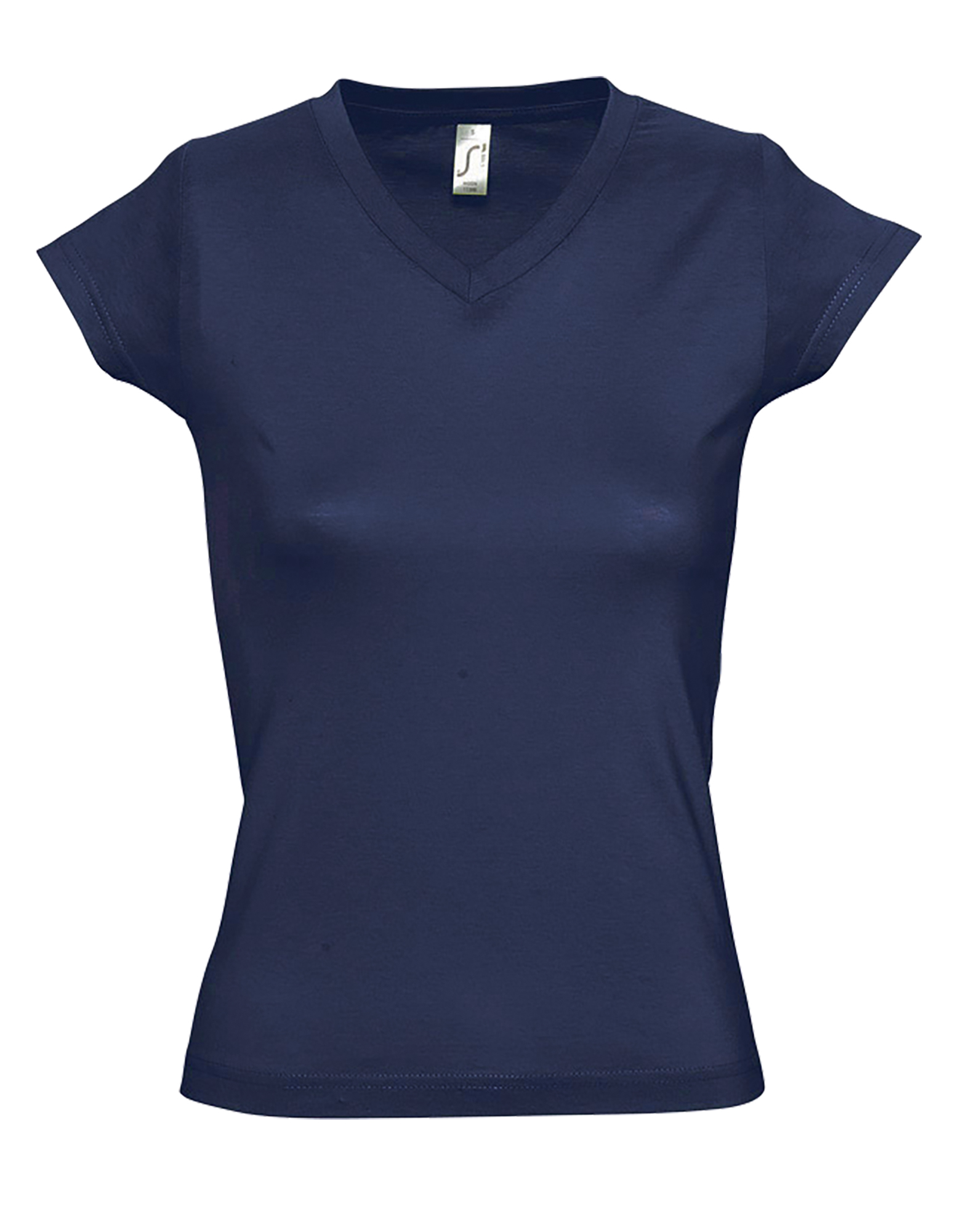 Women´s V-Neck-T-Shirt Moon