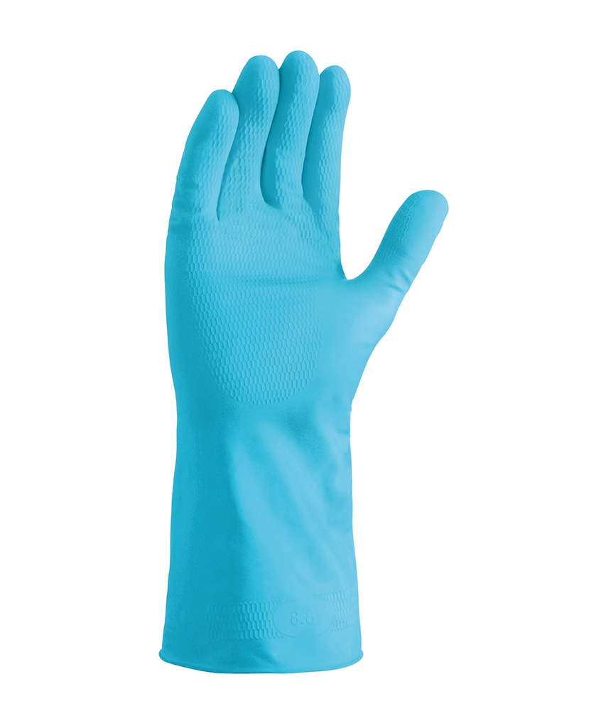 teXXor® Haushaltshandschuhe NATURLATEX blau