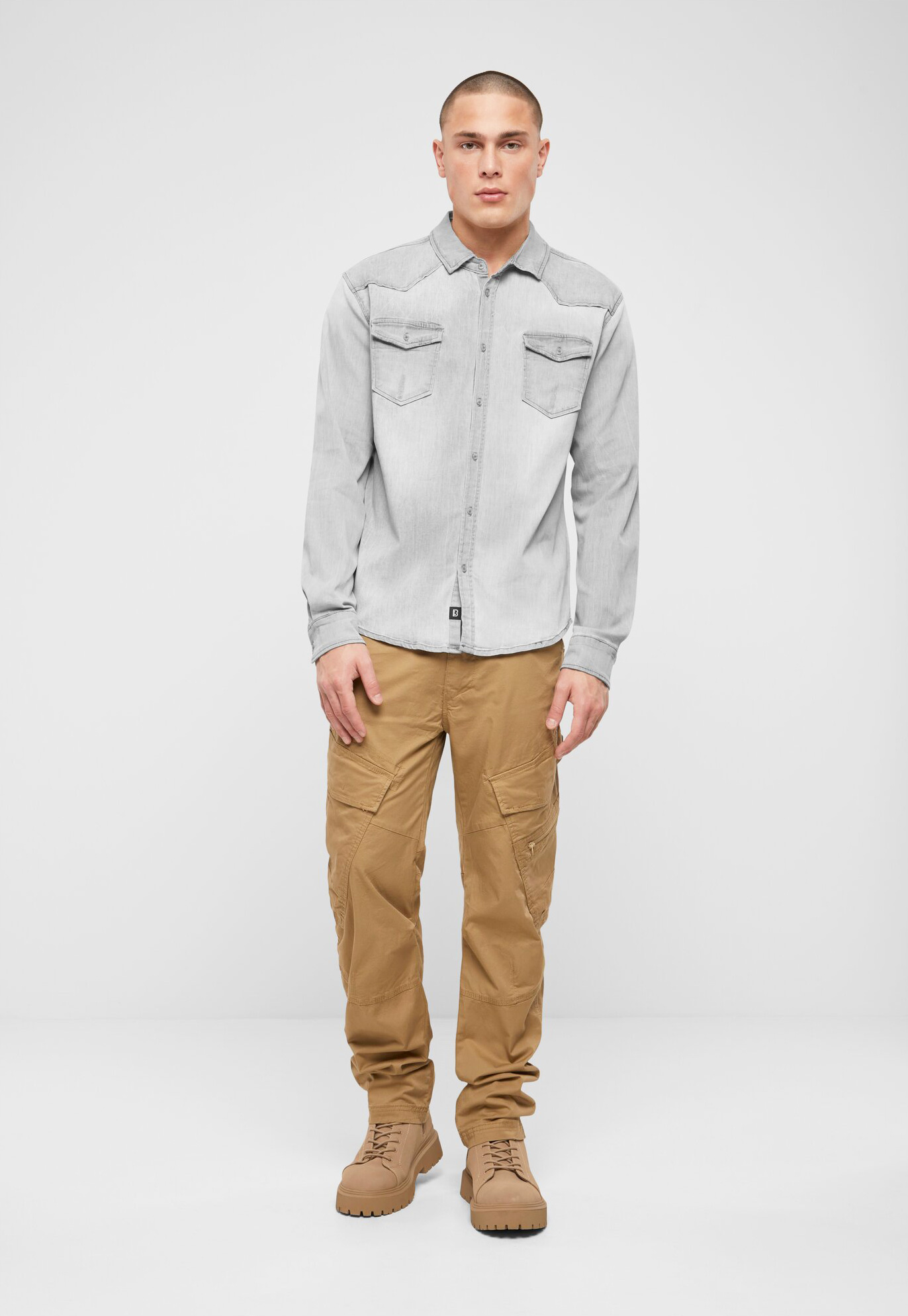 Riley Denim Shirt Long Sleeve