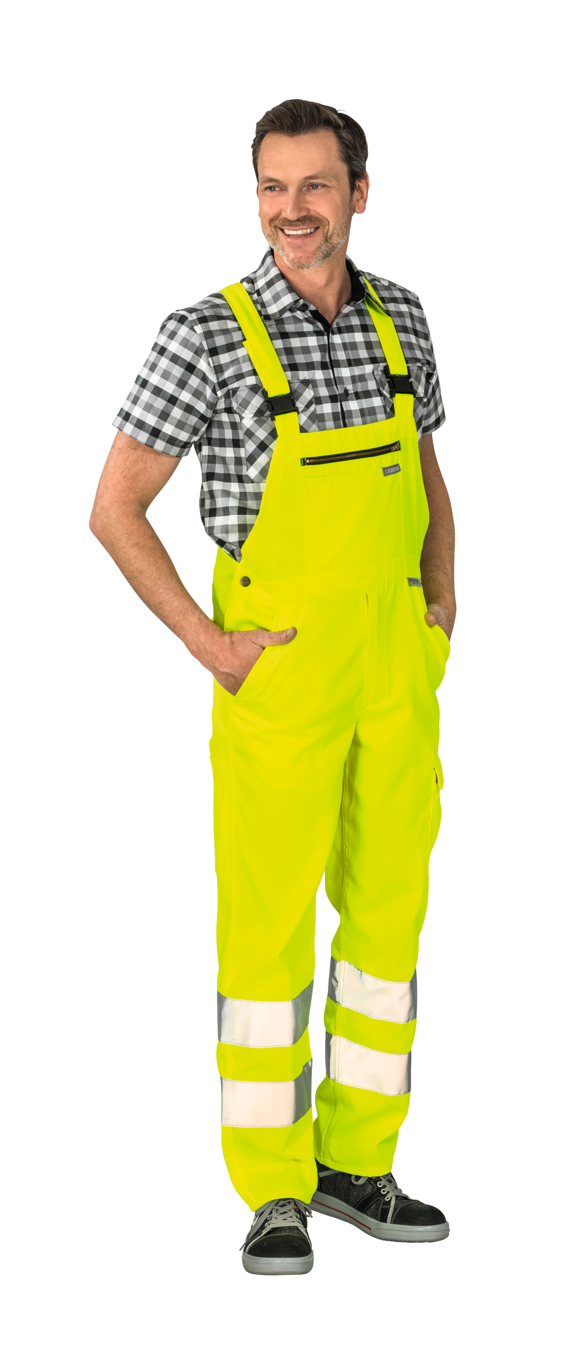 PLANAM Latzhose Warnschutz