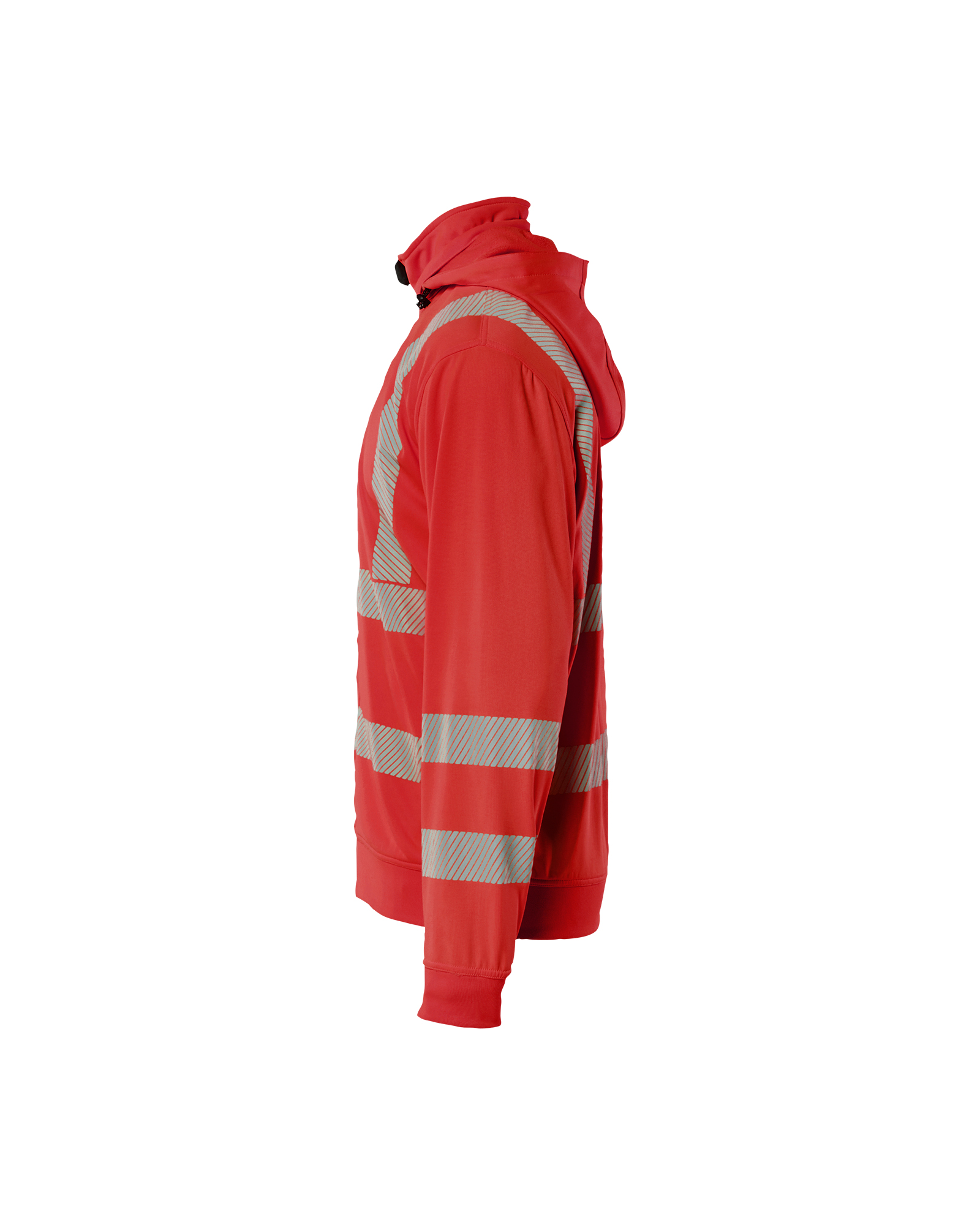 High Vis Sweatjacke mit abnehmbarer Kapuze