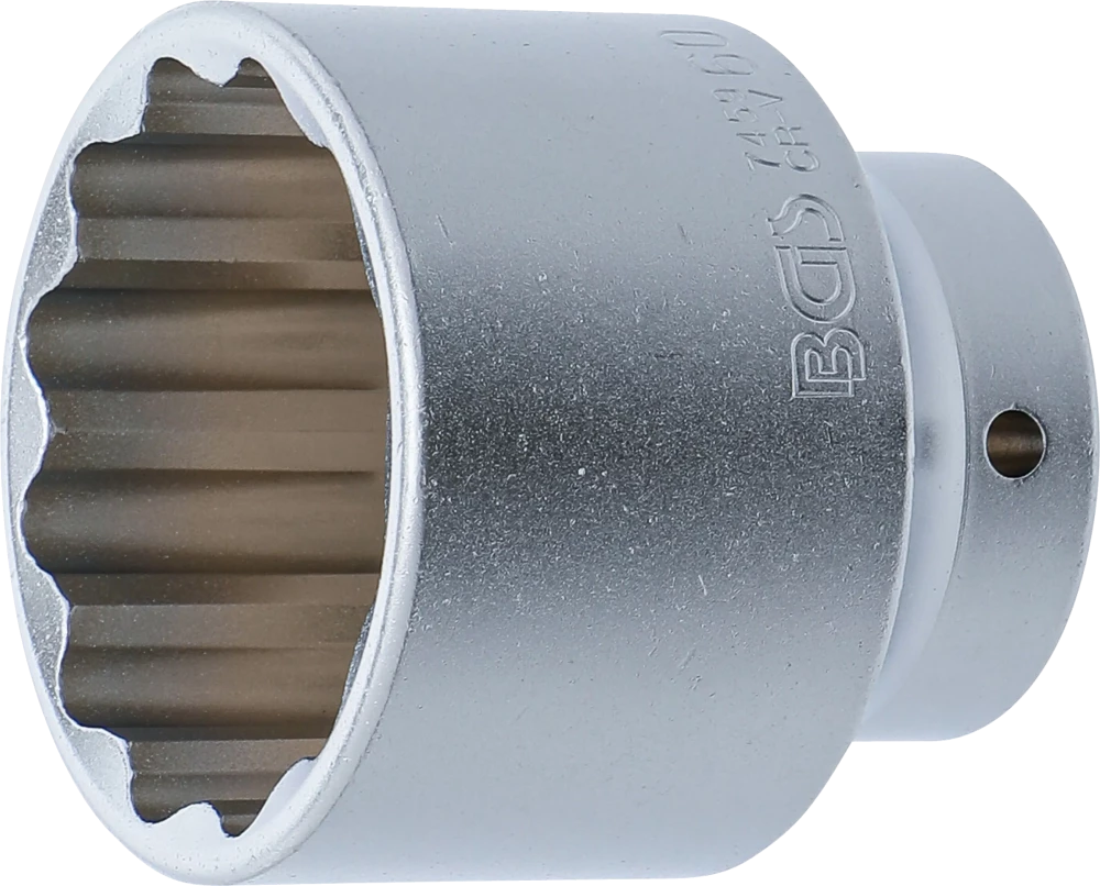 Steckschlüssel-Einsatz Zwölfkant, Antrieb Innenvierkant 20 mm (3/4"), SW 60 mm