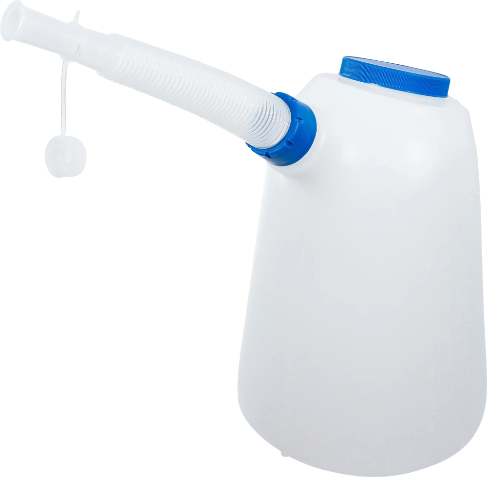 Füllkanne mit flexiblem Ausgussstutzen und Deckel, 8 l