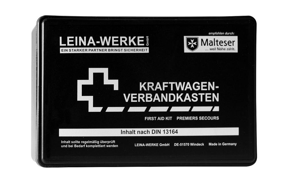 LEINA | KFZ-Verbandkasten | Inhalt nach DIN 13164