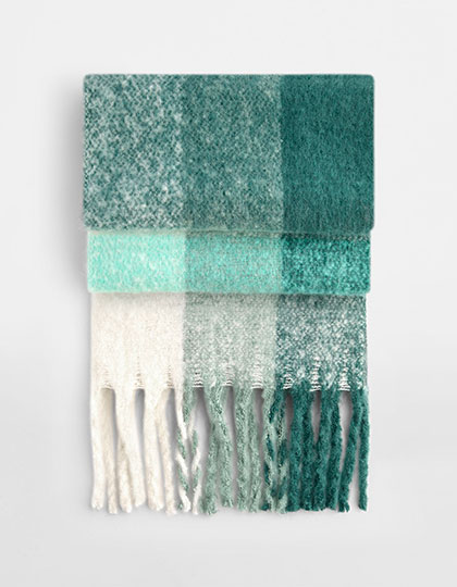 Schal – Fluffy Check Scarf