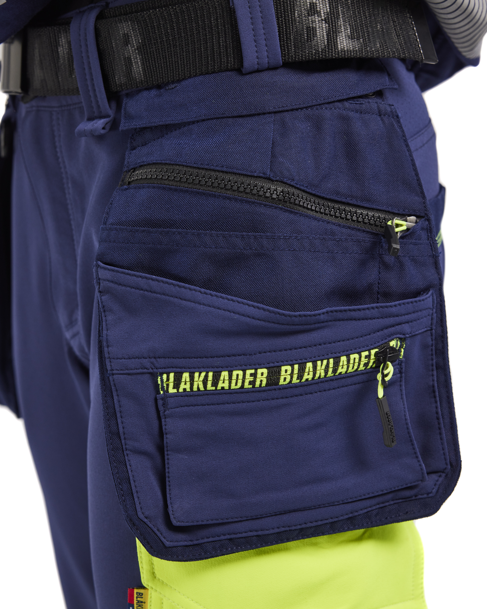 Damen High Vis Arbeitshose 4-Wege-Stretch