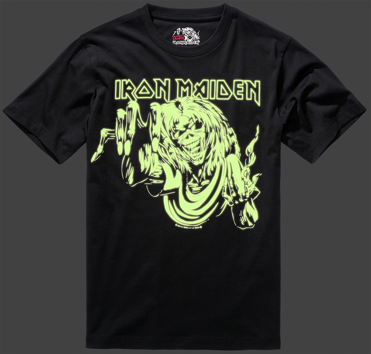 Iron Maiden T Shirt Eddy Glow