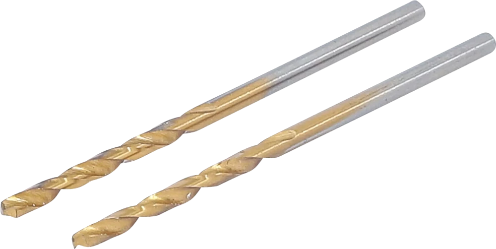 Spiralbohrer, HSS-G, titan-nitriert, 2,0 mm, 2-tlg.