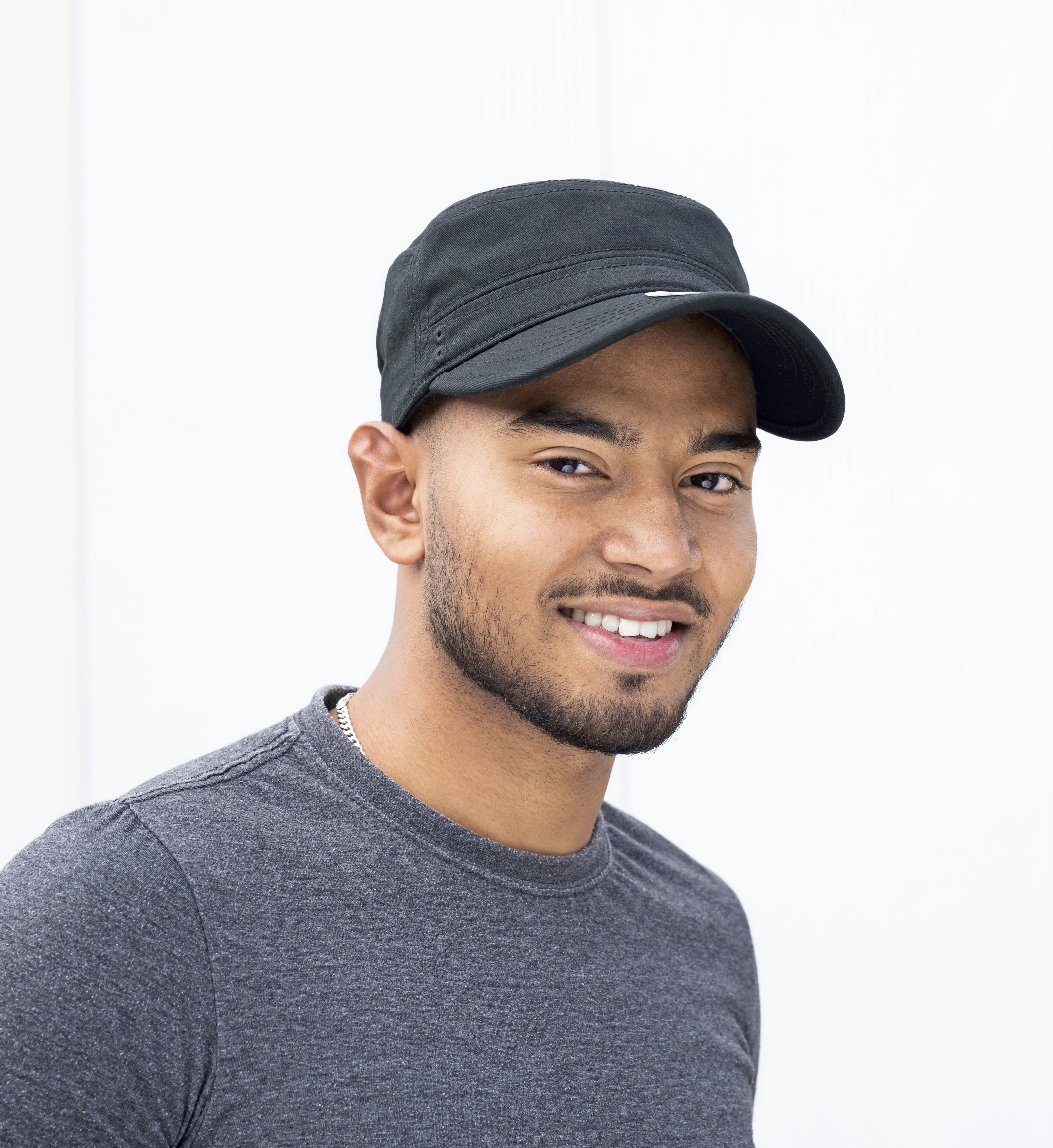 Organic Cotton Army Cap Washed
