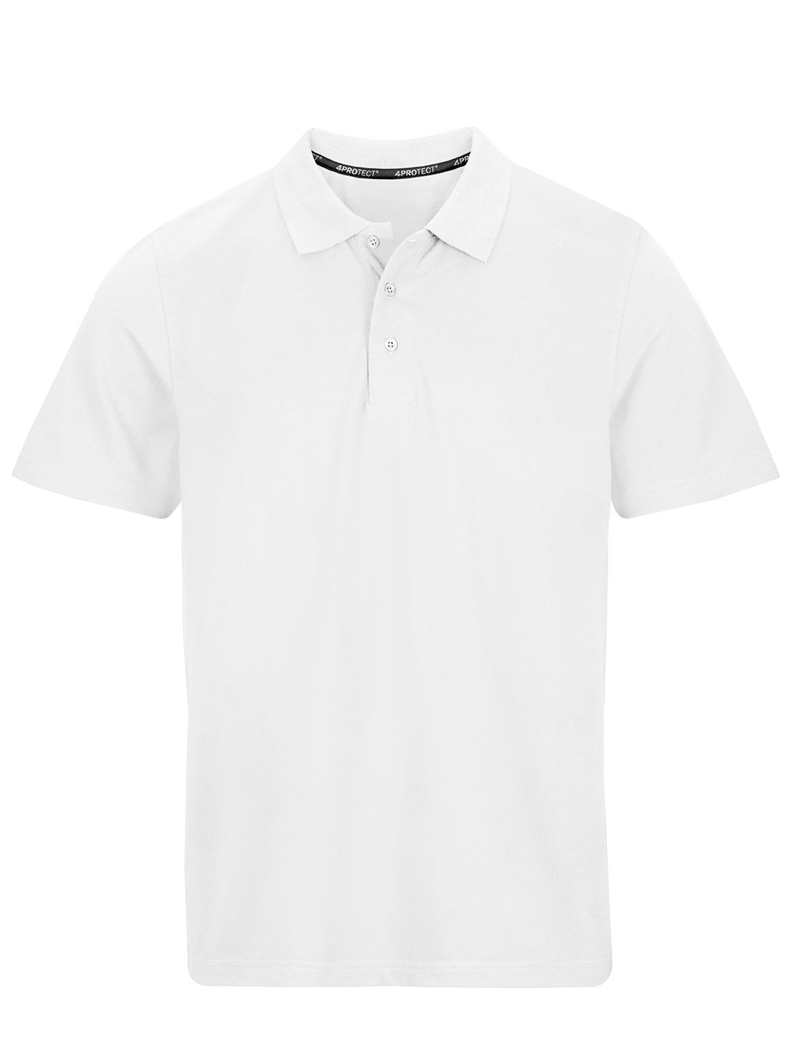 4PROTECT® Polo-Shirt Herren weiss