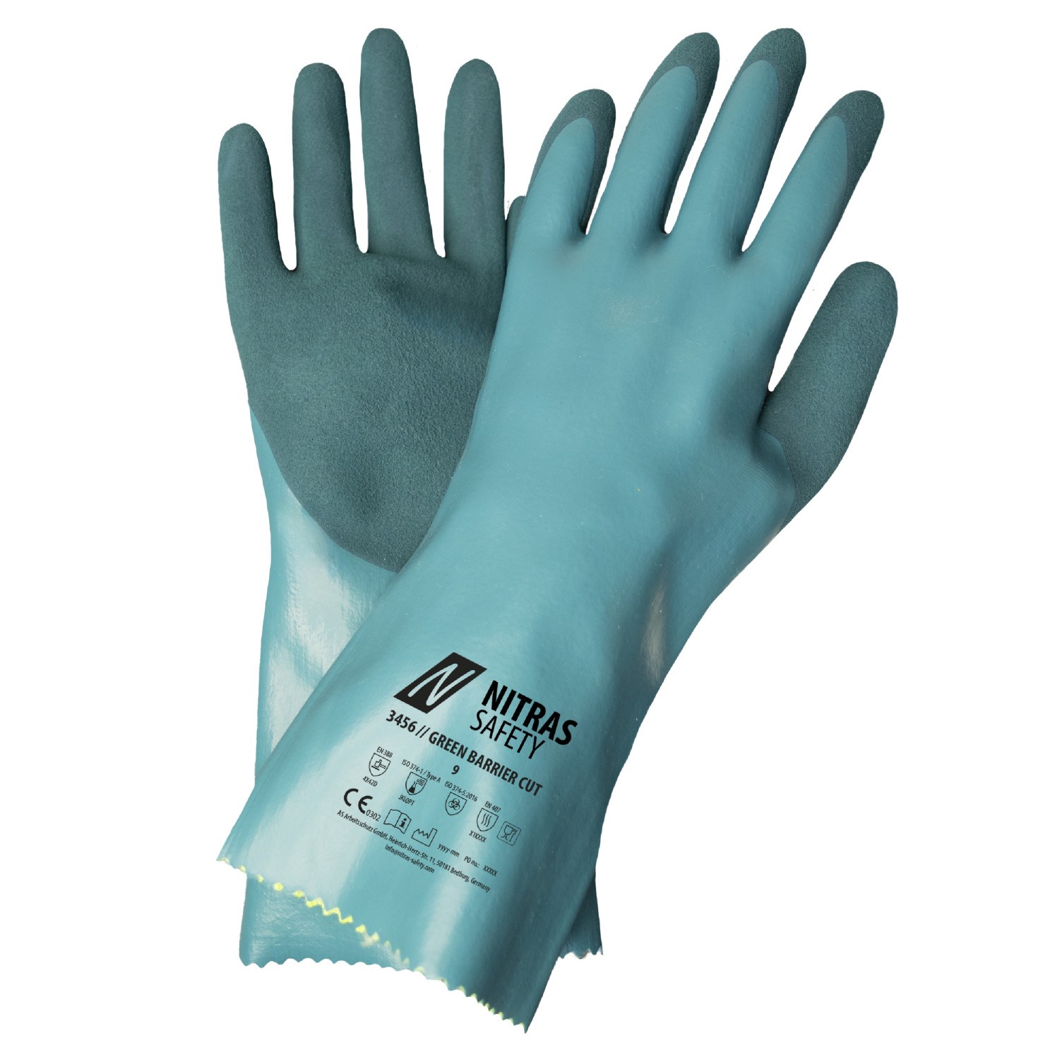 Handschuh GREEN BARRIER CUT D Chemikalienschutzhandschuhe