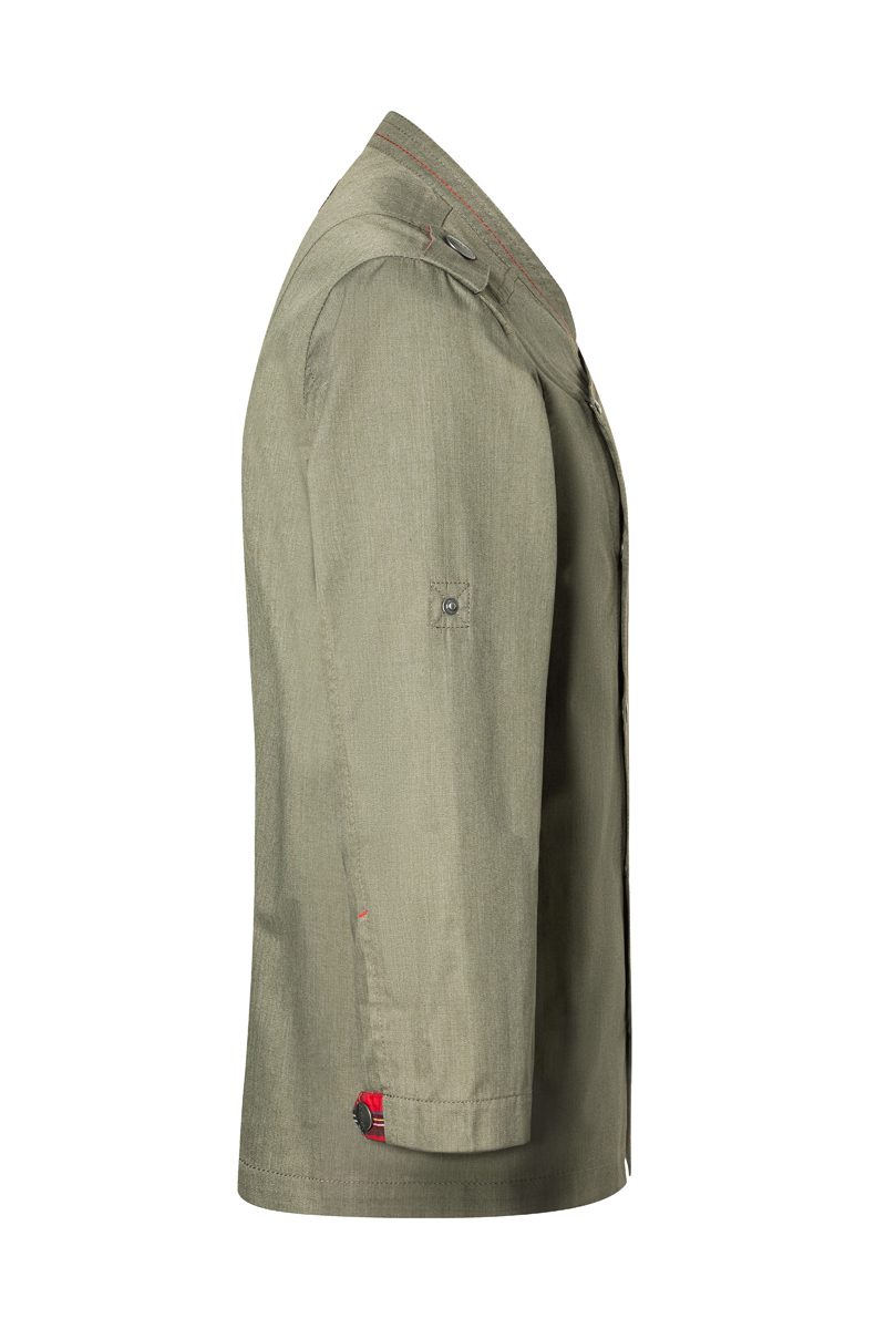 Long-Sleeve Men's Chef Jacket Denim-Style ROCK CHEF®-Stage2
