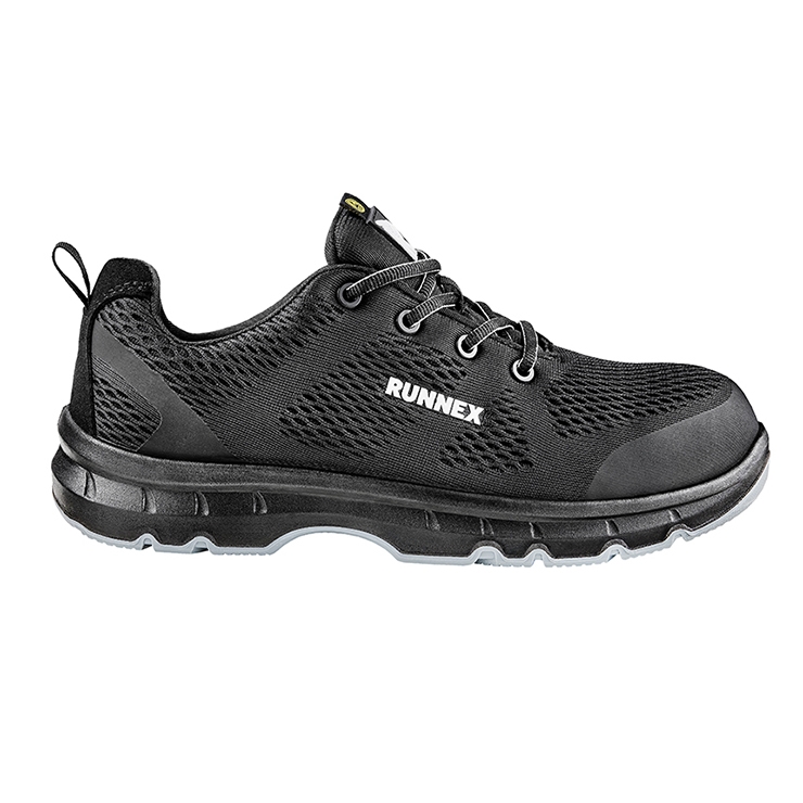 RUNNEX® S1PS- ESD-Sicherheitshalbschuhe FlexStar schwarz/grau