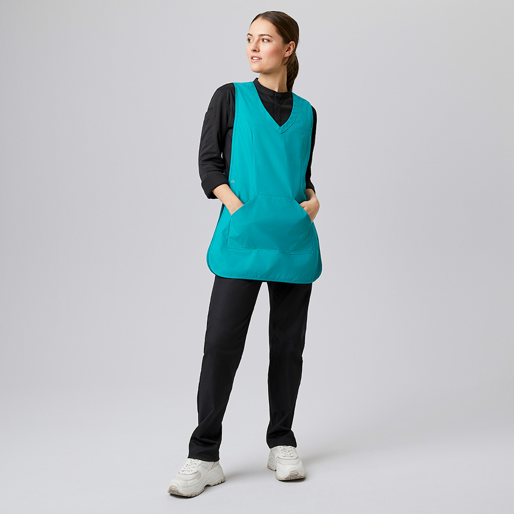 Überwurfschürze, teal